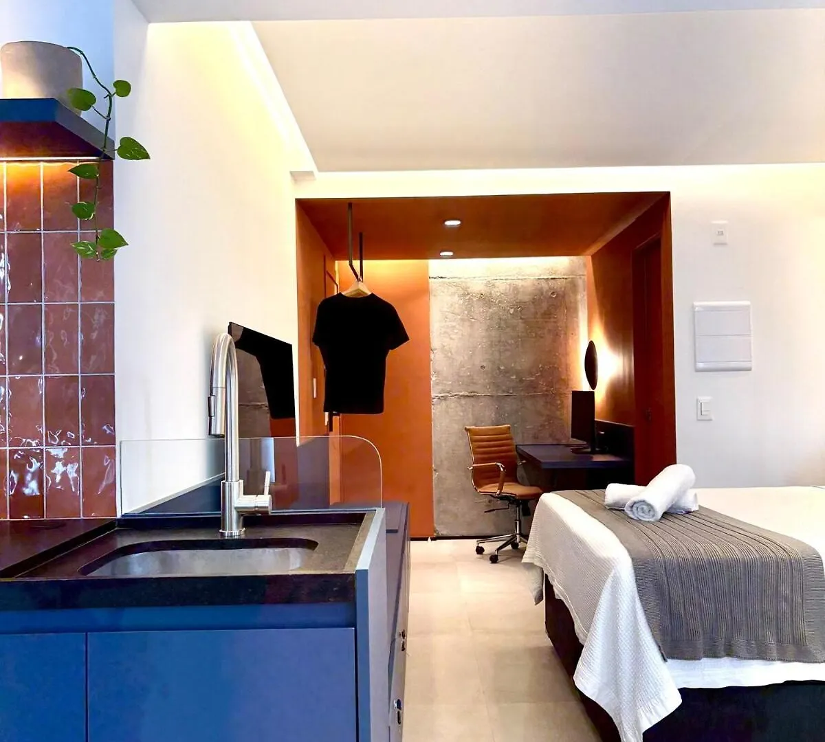 Apartamento Com Estacao De Trabalho E Vista Proximo A Faria Lima E Congonhas Сан-Пауло Апартаменты