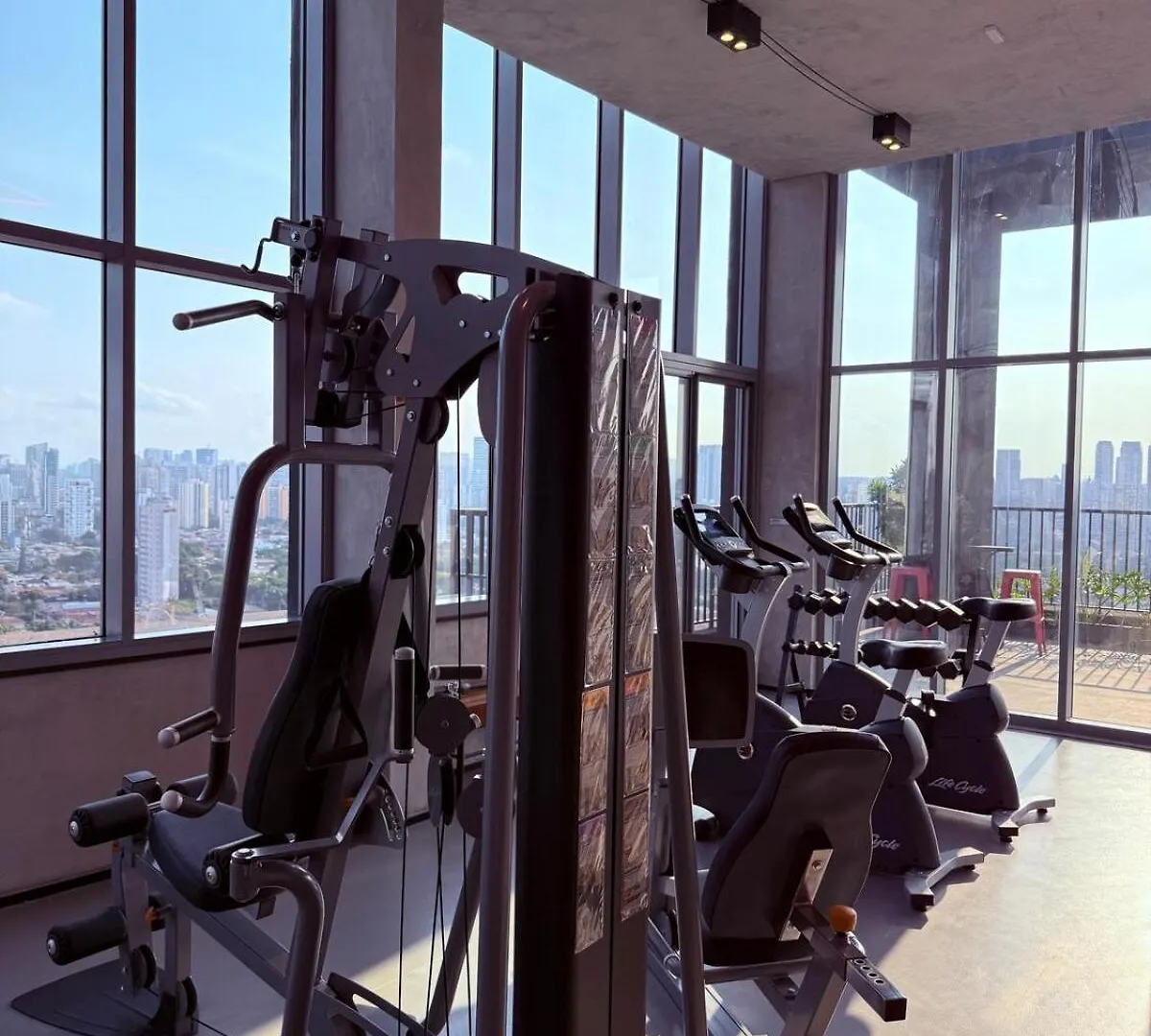 Apartamento Com Estacao De Trabalho E Vista Proximo A Faria Lima E Congonhas 圣保罗 巴西